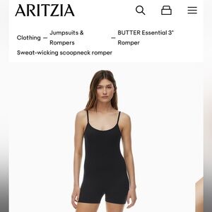 Aritzia TNA Black Bodysuit
